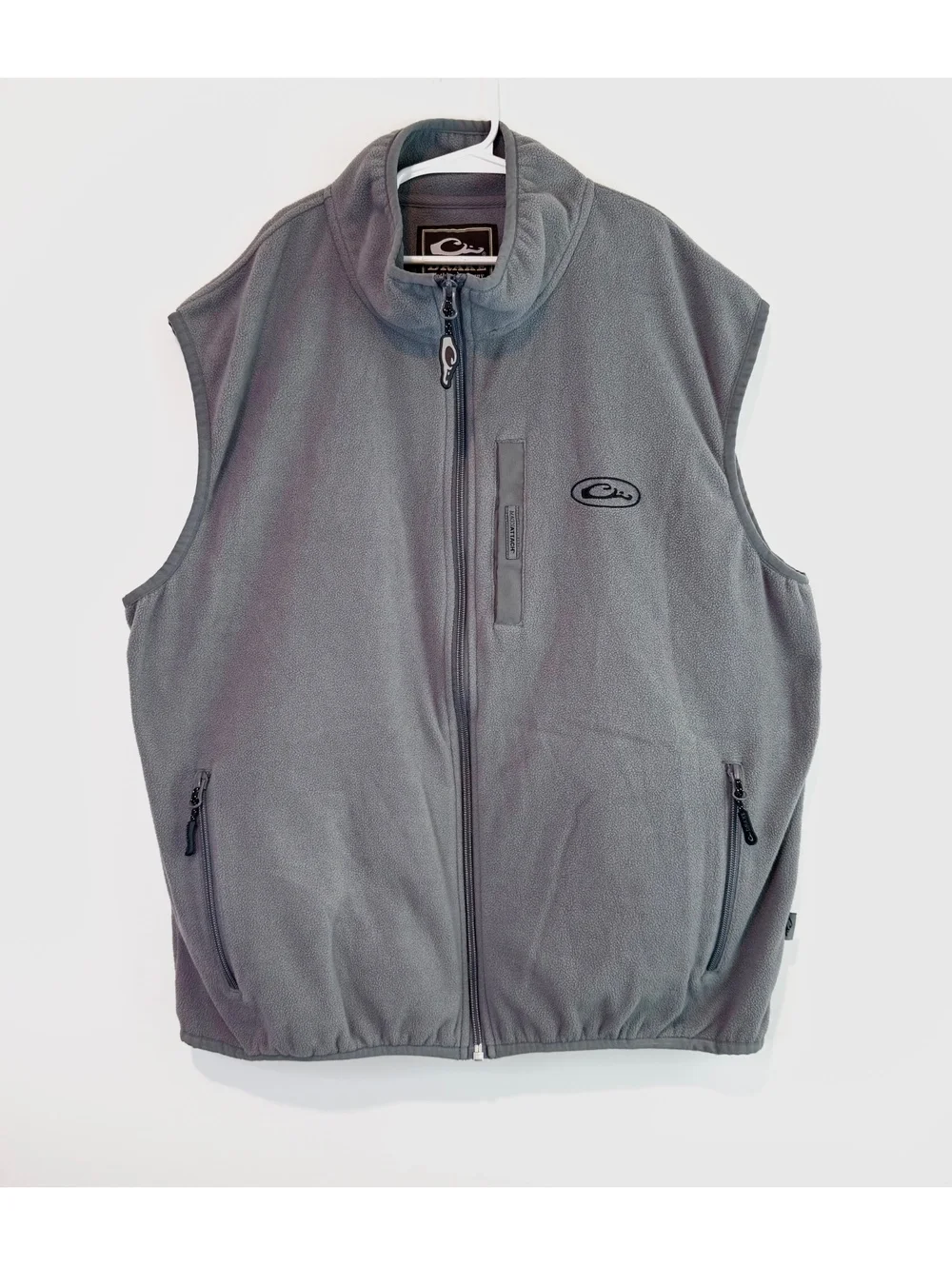Drake Gray Sleeveless Fleece Vest Kids Size 16